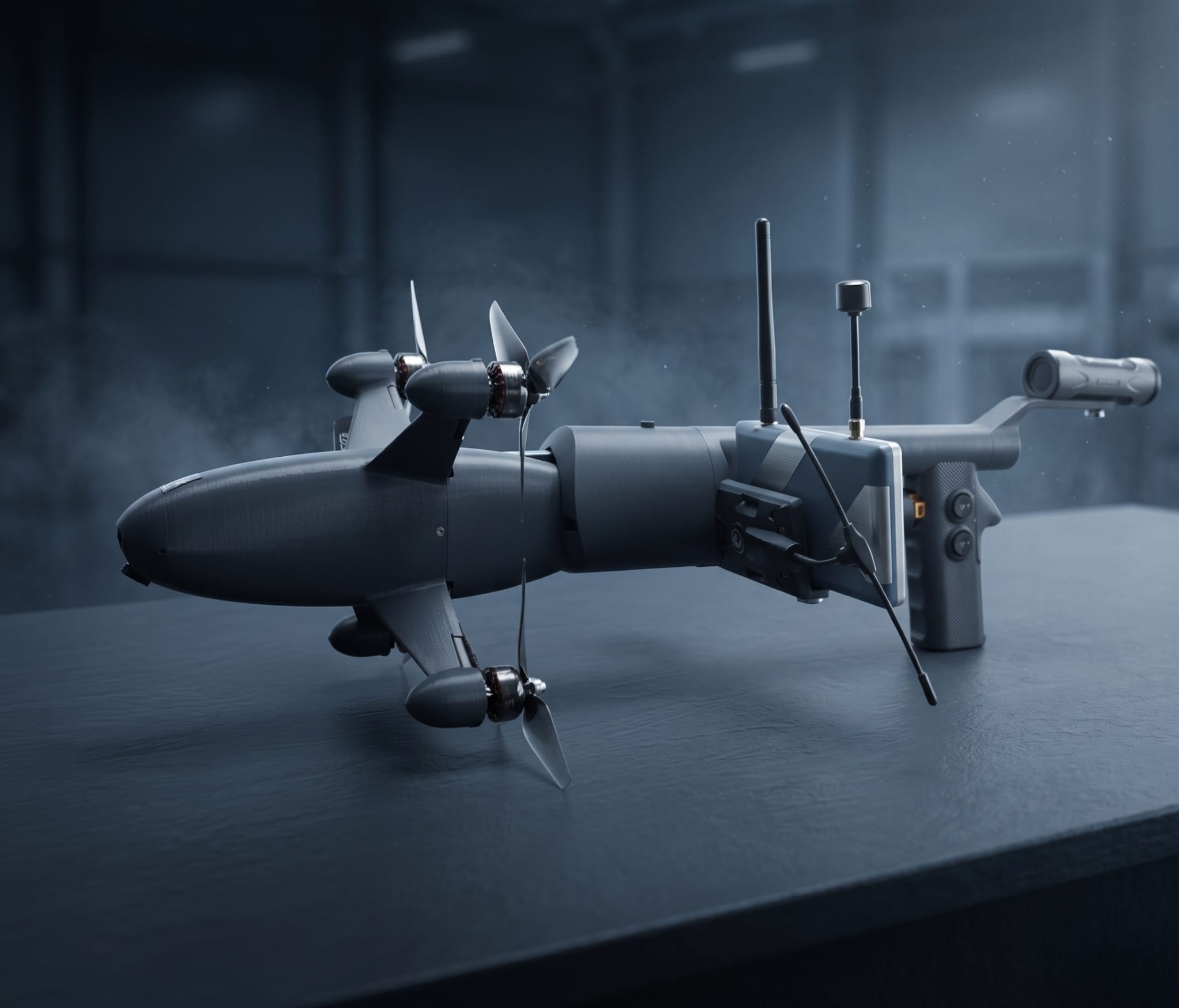 TAYGAN counter-UAV system front view