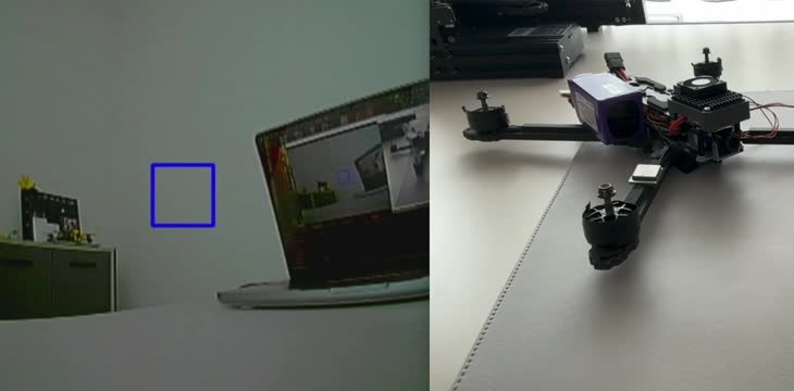 VIGU, 25 Fps görsel kilit ve tilt eksenindeki hareketli kamerası